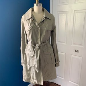 Tulle4Us Khaki Trench Coat